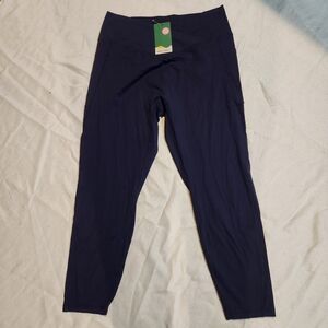 HALARA Navy Blue High Waisted Leggings 2X NWT